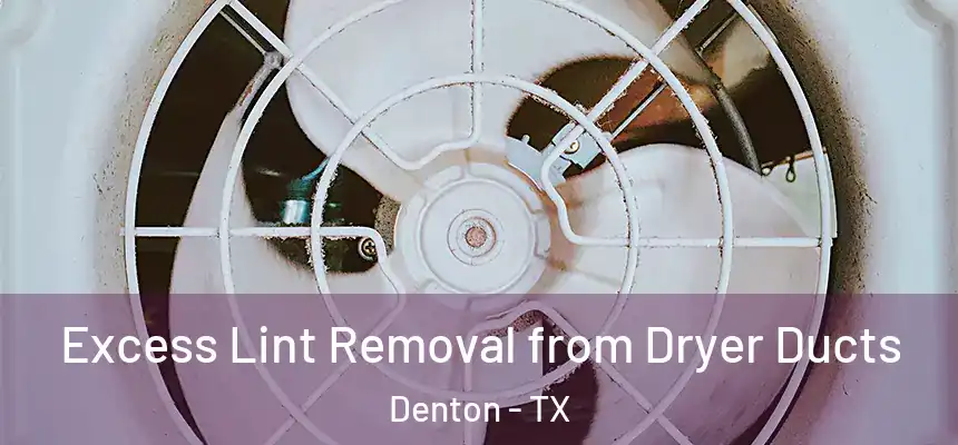 Excess Lint Removal from Dryer Ducts Denton - TX