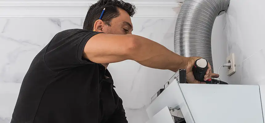 Precision In-wall Dryer Vent Cleaning & Rerouting Corrections in Denton, TX