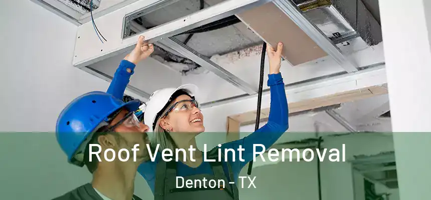 Roof Vent Lint Removal Denton - TX